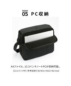 ACE BAGS & LUGGAGE ace. ラグレンティスクロスX ショルダーバッグ A4/13.3インチPC収納 高強度 高撥水 軽量 20067 エース