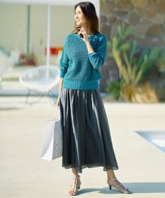 自由区 【カタログ掲載・巾着袋付き・A4サイズ収納可】パンチングレース トート