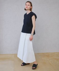 BEIGE， ZEOLITE / バックツイスト コンビトップス