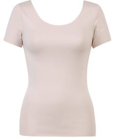 Wing あったかインナー 綿100％(肌側) アウターにひびきにくい ムレにくい 【綿の贅沢 ここちフラット】 3分袖 半袖 秋 冬 EL4372 ウイング／ワコール