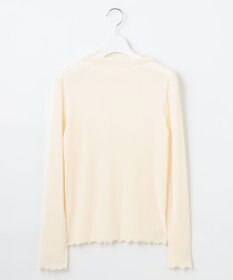 Feroux 【洗える】ベロア ハイネックトップス