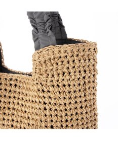 UNBILLION カシュカシュ cachecache / フリルハンドルクロッシェトート