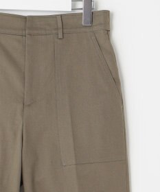 UNFILO 【洗える/ストレッチ】ライトコットン ベイカーパンツ