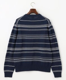 J.PRESS MEN 【KING SIZE】ドライコットン フェアアイルニット