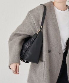 russet エンボスモノグラム2WAYショルダーバッグ(CE-1692)