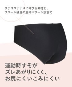 CW-X 【WOMEN】 CW-X 【CHUMS (チャムス)コラボ】 スポーツショーツ すそがズレあがりにくい 吸汗速乾(本体) ストレッチ性(本体) はきこみ丈あさめ レディース LNY200 /ワコール