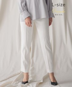 BEIGE， 【L-size】LUIZA / クロップドパンツ