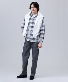 J.PRESS MEN 【J.PRESS ORIGINALS】【UNISEX】Indian Madras Open Shirts / Baggy-Fit