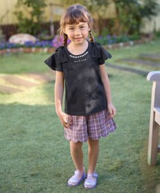 ANY KIDS パール リボン Tシャツ