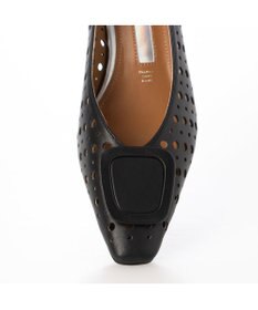 MODE ET JACOMO <MODE ET JACOMO>バックルモチーフパンチングパンプス