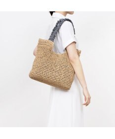 UNBILLION カシュカシュ cachecache / フリルハンドルクロッシェトート