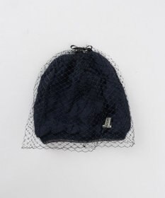 AURORA 【 LANVIN COLLECTION（ランバン コレクション） 】ベール付きリバーシブルニットワッチ