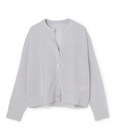UNFILO シアーフォルムニット キーネックカーディガン