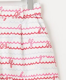 23区GOLF WEB限定【WOMEN】ウェーブロゴプリント ショートパンツ