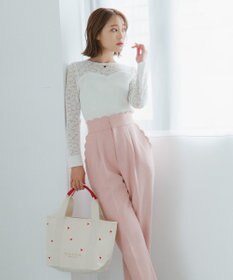 TOCCA 【大人百花コラボカラー有・WEB＆一部店舗限定】LUCKY SHOWER CANVASTOTE キャンバス トートバッグ