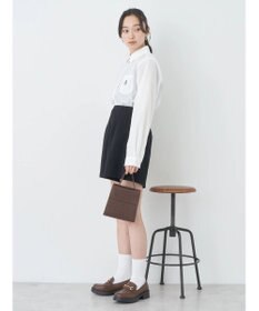 earth music&ecology ロゴ刺繍シャツ