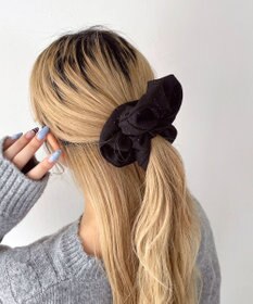 WEGO Lラメドットシュシュ