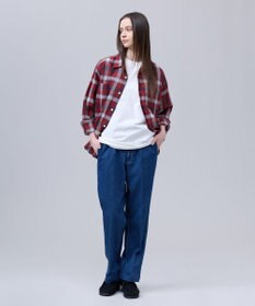 J.PRESS MEN 【J.PRESS ORIGINALS】【UNISEX】Indian Madras Open Shirts / Baggy-Fit