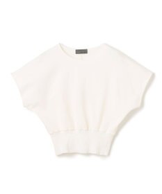 uncrave ダブルフェイスジャージー ドルマンスリーブリブトップス