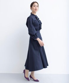 組曲 【セットアップ着用可・WEB限定】コンパクトシャーティング フレアスカート