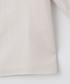 J.PRESS LADIES シャドーストライプ スリットフリルネック カットソー