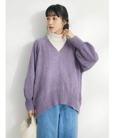 CRAFT STANDARD BOUTIQUE 洗えるコードモールＶネックプルオーバー