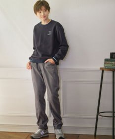 J.PRESS KIDS 【140-170cm】J. レジメンストライプ ロゴ トレーナー