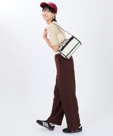 LeSportsac MINI DUFFEL CROSSBODY/スペクテイターサンドバー/ブラック