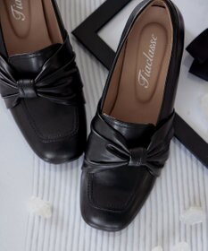 Tiaclasse 【安田美沙子さん着用】リボンローファー