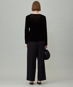 ICB L 【洗える】フロッキーベロア プルオーバー