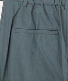 J.PRESS LADIES S 【人気素材】セルロースリネンストレッチ セミワイド パンツ