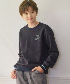 J.PRESS KIDS 【140-170cm】J. レジメンストライプ ロゴ トレーナー