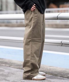 WEGO 【ユニセックス着用ITEM/XSSMLサイズ展開/ウエストゴム】ユルフィットコットンイージーパンツ