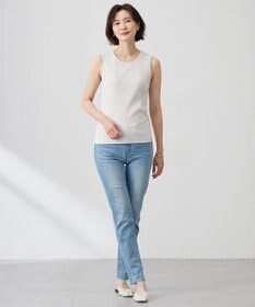 J.PRESS LADIES S 【洗える】BASIC STRETCH DENIM スキニー パンツ