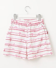 23区GOLF WEB限定【WOMEN】ウェーブロゴプリント ショートパンツ