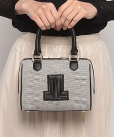 LANVIN en Bleu ヴィジュキャンバス 2wayボストンバッグ