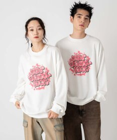 WEGO 【ユニセックス着用ITEM/SMLサイズ展開】アソートグラフィックプルオーバー（2）