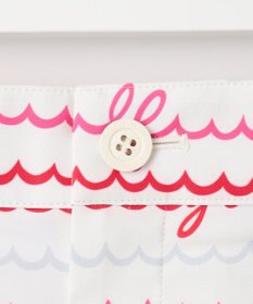 23区GOLF WEB限定【WOMEN】ウェーブロゴプリント ショートパンツ