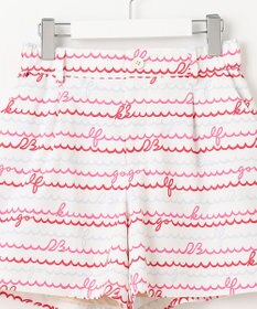 23区GOLF WEB限定【WOMEN】ウェーブロゴプリント ショートパンツ