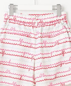 23区GOLF WEB限定【WOMEN】ウェーブロゴプリント ショートパンツ