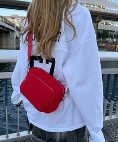 WEGO サークルポーチ付きスクエアショルダー