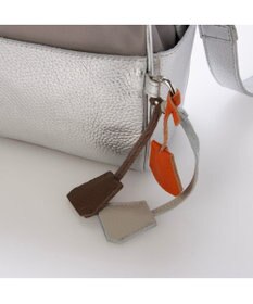 UNBILLION ペルケ perche / 牛革×ナイロンチェンジベルトキーチャームショルダー