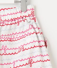 23区GOLF WEB限定【WOMEN】ウェーブロゴプリント ショートパンツ