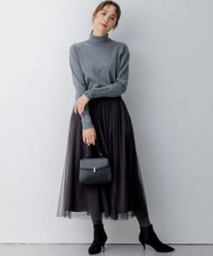 組曲 ルーズフィットタートル ニット