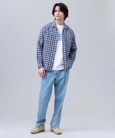 J.PRESS MEN 【J.PRESS ORIGINALS】【UNISEX】Indian Madras Open Shirts / Baggy-Fit