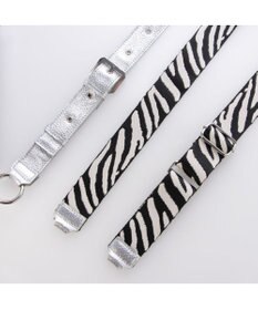 UNBILLION ペルケ perche / 牛革×ナイロンチェンジベルトキーチャームショルダー