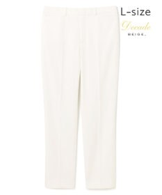 BEIGE， 【L-size】LUIZA / クロップドパンツ