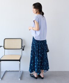 CRAFT STANDARD BOUTIQUE ボタニカルプリントデザインスカート