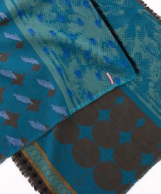 POLS コットン・キュプラ MIXTURE　フサスカーフ