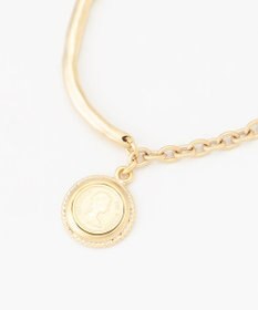 J.PRESS LADIES 【WEB限定・リバーシブル】 イニシャルコイン ブレスレット